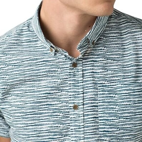 Prana Zuckerfield Shirt L Excellent Condition - Picture 1 of 6